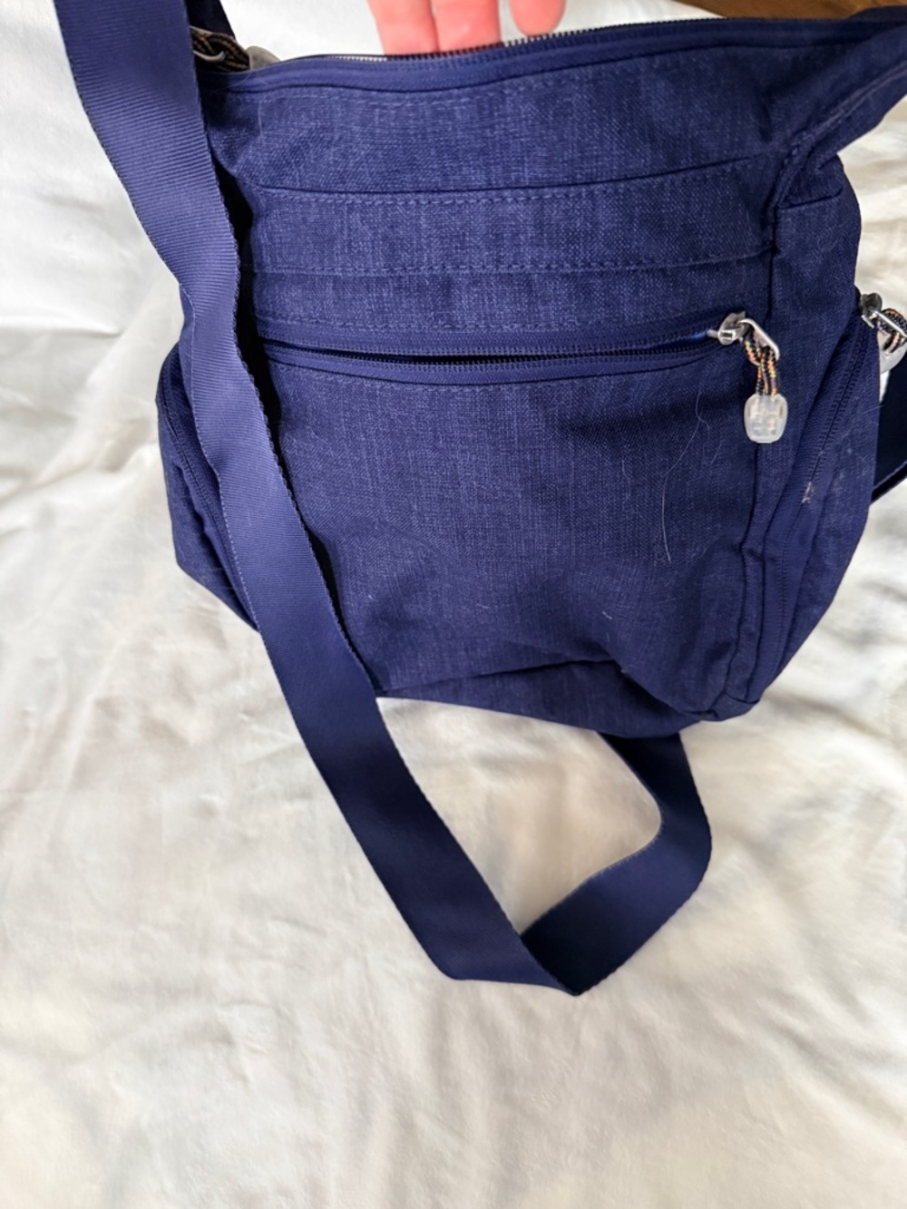 eBag Navy Crossbody Shoulder Bag - Adjustable Strap - Picture 5 of 6